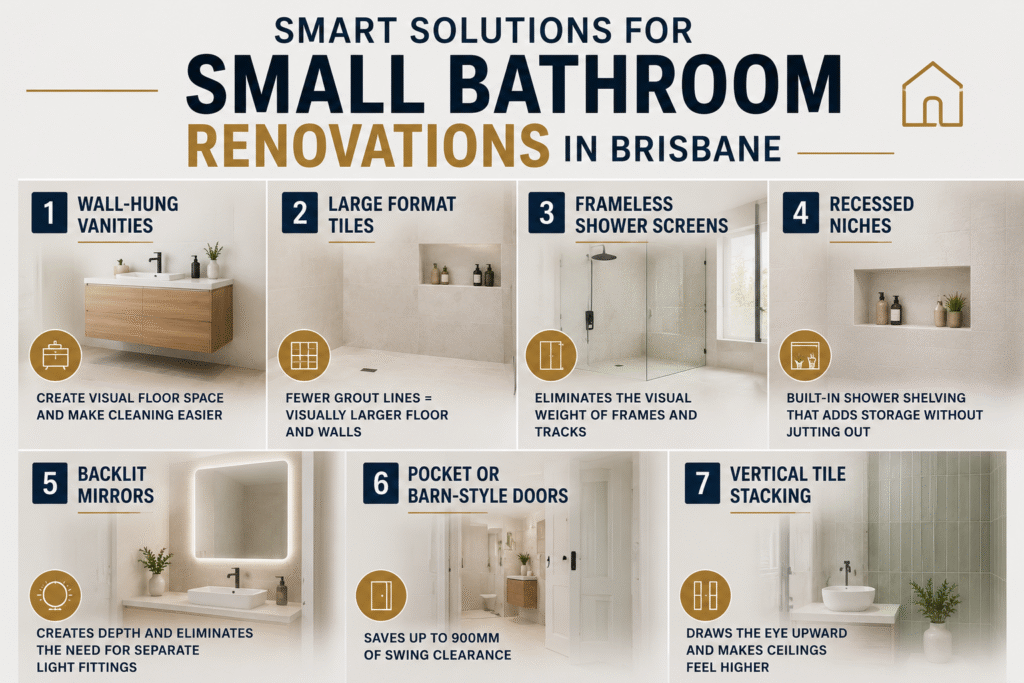 Smart Solutions for Small Bathroom Renovations in Brisbane