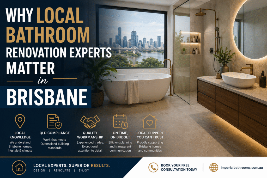 Bathroom Renovation Experts Brisbane